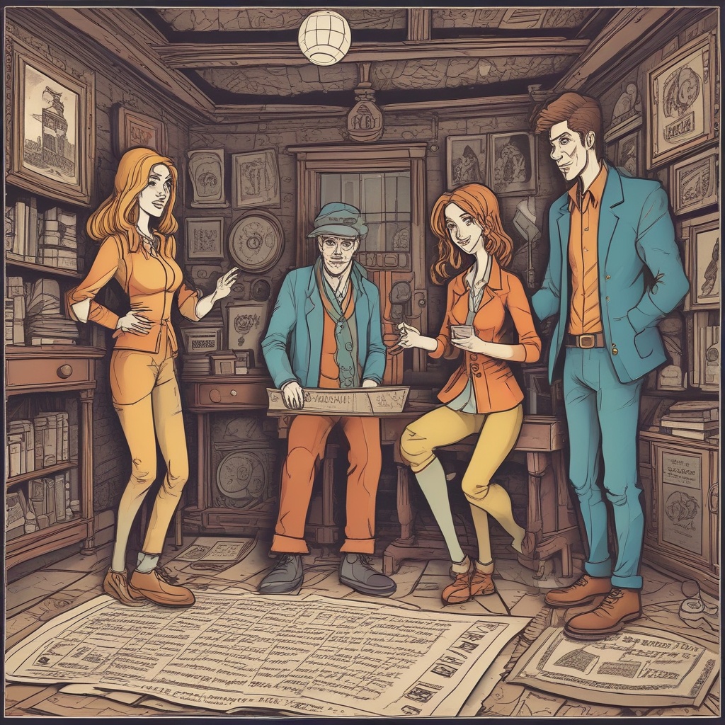 Mystery solving game for teens